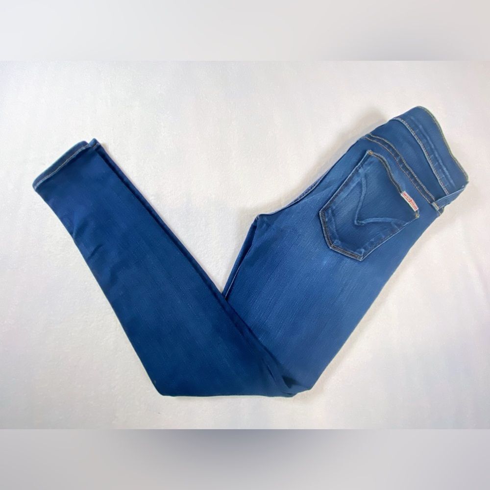 HUDSON Womens Krista Super Skinny Crop Jeans SIZE 26 Made in USA  Medium Wash